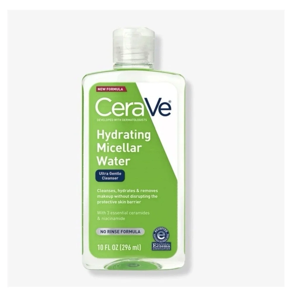 CeraVe Hydrating Micellar Water Ultra Gentle Cleanser Makeup Remover 10 oz 296ml
